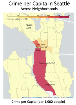 Figure 8: Crime Per Captia Seattle